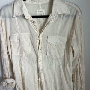 Billy Reid Off-White Casual Shirt